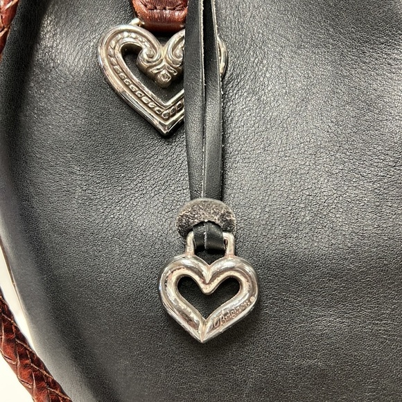 Brighton “Caroline” 2-Tone Leather Bucket Tote - Picture 2 of 11